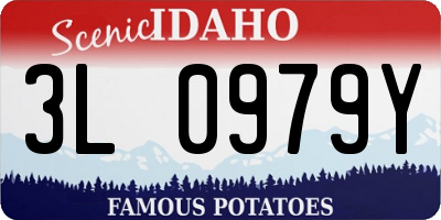 ID license plate 3L0979Y