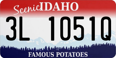 ID license plate 3L1051Q