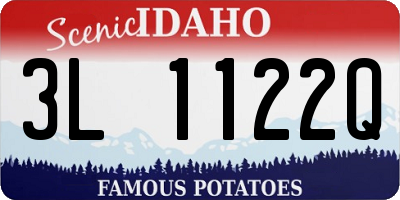 ID license plate 3L1122Q