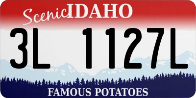 ID license plate 3L1127L