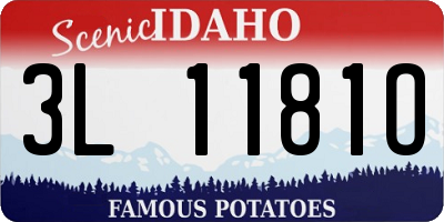 ID license plate 3L1181O
