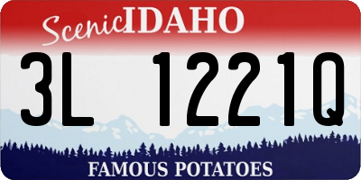 ID license plate 3L1221Q