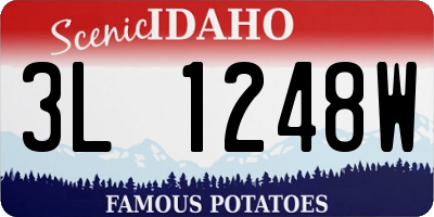 ID license plate 3L1248W