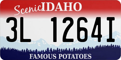 ID license plate 3L1264I
