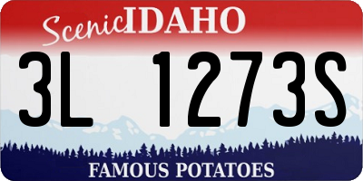ID license plate 3L1273S