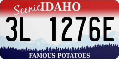 ID license plate 3L1276E