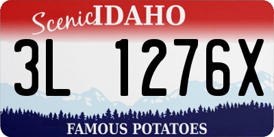 ID license plate 3L1276X