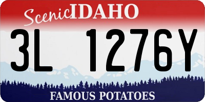 ID license plate 3L1276Y