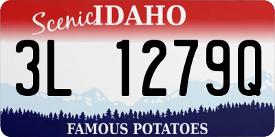 ID license plate 3L1279Q