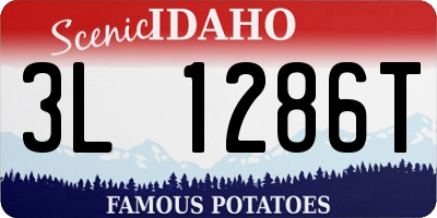 ID license plate 3L1286T