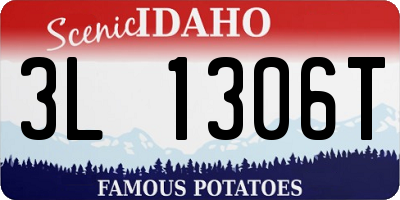 ID license plate 3L1306T