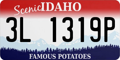 ID license plate 3L1319P