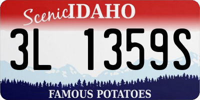 ID license plate 3L1359S