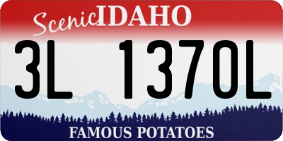 ID license plate 3L1370L