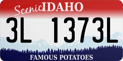 ID license plate 3L1373L