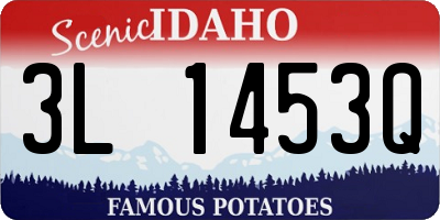 ID license plate 3L1453Q