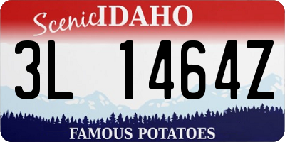 ID license plate 3L1464Z