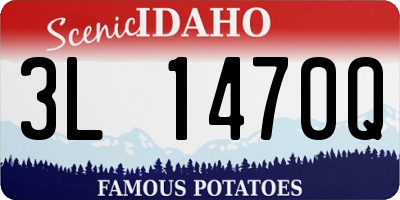 ID license plate 3L1470Q
