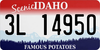 ID license plate 3L1495O