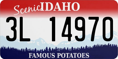 ID license plate 3L1497O
