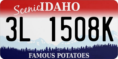ID license plate 3L1508K