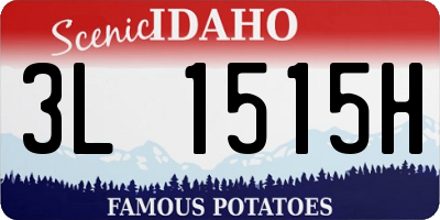 ID license plate 3L1515H