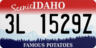 ID license plate 3L1529Z