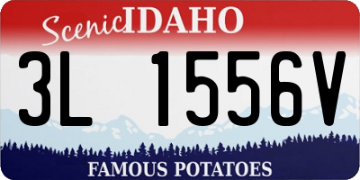 ID license plate 3L1556V