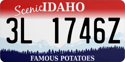 ID license plate 3L1746Z
