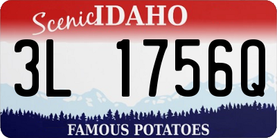 ID license plate 3L1756Q