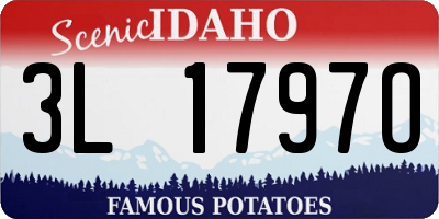 ID license plate 3L1797O