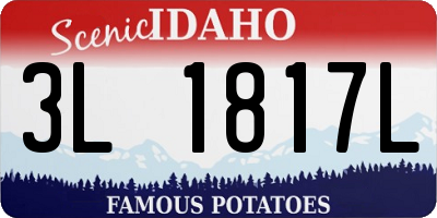 ID license plate 3L1817L