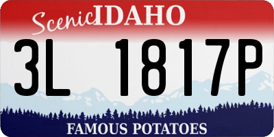 ID license plate 3L1817P