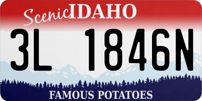 ID license plate 3L1846N