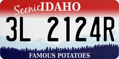 ID license plate 3L2124R