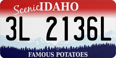 ID license plate 3L2136L