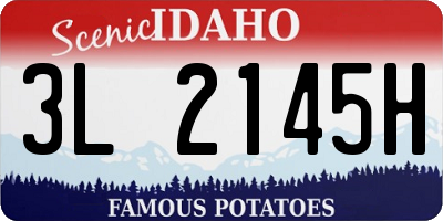 ID license plate 3L2145H
