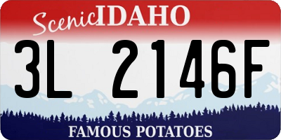 ID license plate 3L2146F
