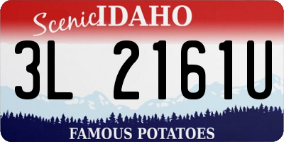 ID license plate 3L2161U
