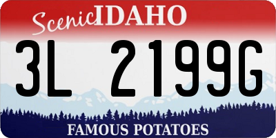 ID license plate 3L2199G