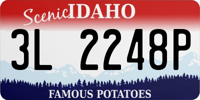 ID license plate 3L2248P
