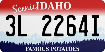 ID license plate 3L2264I