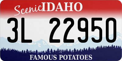 ID license plate 3L2295O