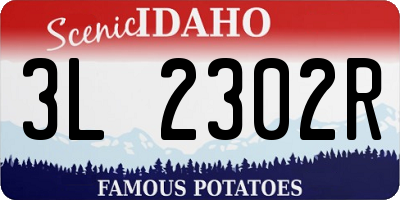 ID license plate 3L2302R