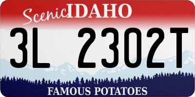 ID license plate 3L2302T