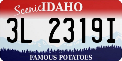 ID license plate 3L2319I