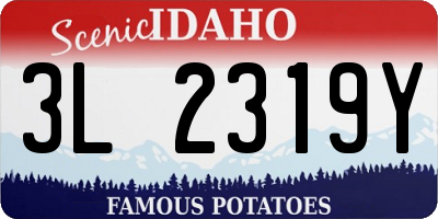 ID license plate 3L2319Y