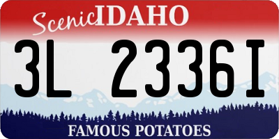 ID license plate 3L2336I