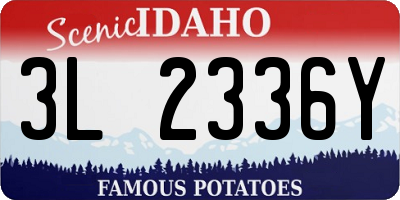 ID license plate 3L2336Y
