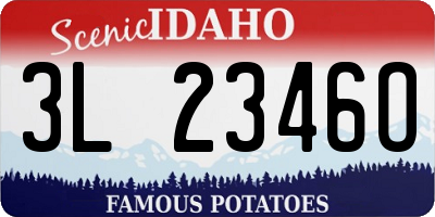 ID license plate 3L2346O